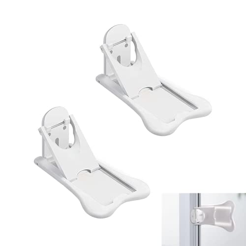 Fechadura de segurança para armário de bebé 2 peças 10 cm branco FYACCD - Móveis para bebês e crianças pequenas - segurança, armario, bebé, 10 cm