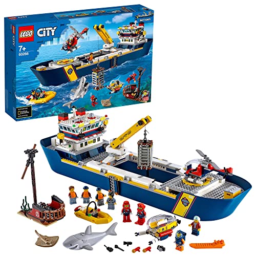 LEGO City - Barco de Exploracao do Oceano (Idade Mínima Recomendada: 4 anos) LEGO - Blocos de encaixe - lego city, barco de exploração, oceano, idade mínima recomendada