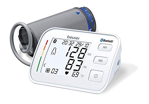 Medidor de Tensão Arterial de Braço BEURER BM57 Beurer - Monitores de pressão sanguínea - automática, bluetooth, monitorização, memória