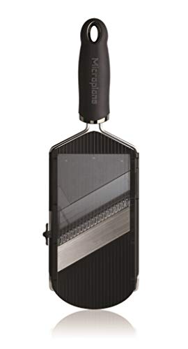 Microplane 6000-01 - Lâminas para a mesa Microplane - Fatiadores de cozinha - 20 cm, 76 mm, aço inoxidável, preto e branco