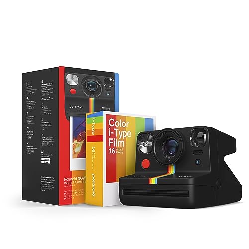 Máquina Fotográfica Instantânea POLAROID Now+ Gen 2 Preto Polaroid - Câmeras de filme - instantânea, controle exposição, efe luz, dupla exposição, temporizador manual, filme colorido