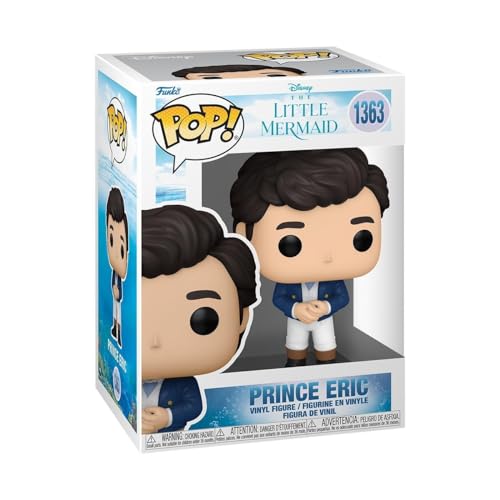 Figura FUNKO POP Disney: Little Mermaid - Prince Eric Funko - Bonecos de ação e brinquedo - figura, funko pop, disney, little mermaid, prince eric, 9 cm