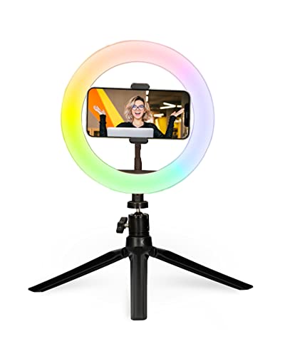Luz Tríplice Ksix Aro com Controle Remoto Ksix - Iluminação de estúdio & flashes - triplex, controle remoto