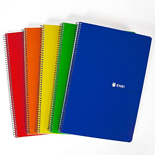 Caderno ENRI Folio (A4 - 21x29.7cm - Branco - 5 Un) Hamelin Brands - Cadernos e bloco de notas - a4, 21x29.7cm, branco, 32 folhas
