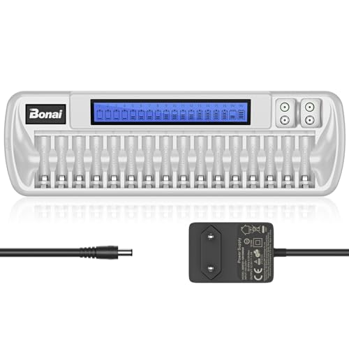 Carregador de baterias BONAI LCD 18 (Universal) BONAI - Carregadores de bateria de uso geral - universal, lcd