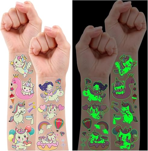 Autocolantes LEESGEL Unicórnio (Idade Mínima Recomendada: 3 anos) Leesgel - Tatuagens temporárias - unicórnio, removível, decorativos, crianças