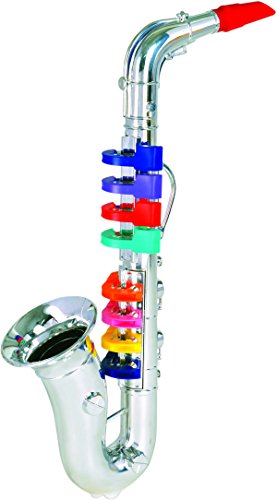 Instrumento Musical BONTEMPI 32 Saxofone com 8 teclas coloridas Bontempi - Brinquedos - saxofone, 8 teclas coloridas, plástico, dimensões 40x26x8 cm