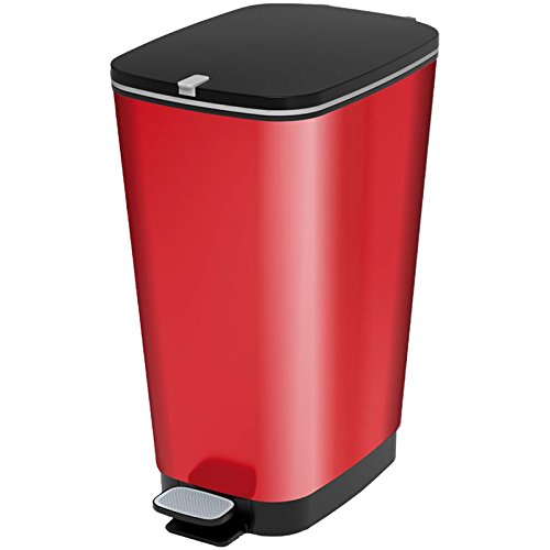 Caixote do Lixo KIS 8071900 | Vermelho (Armazenamento e limpeza) Kis - Lixeiras e cestos de lixo - caixote lixo, vermelho, armazenamento, limpeza