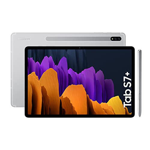 Tablet SAMSUNG Galaxy Tab S7+ SM-T976B (12.4'' - 128 GB - 6 GB RAM - Wi-Fi - Prateado) SAMSUNG - Tablets - 12.4 polegadas, 128 GB, 6 GB RAM, wi-fi