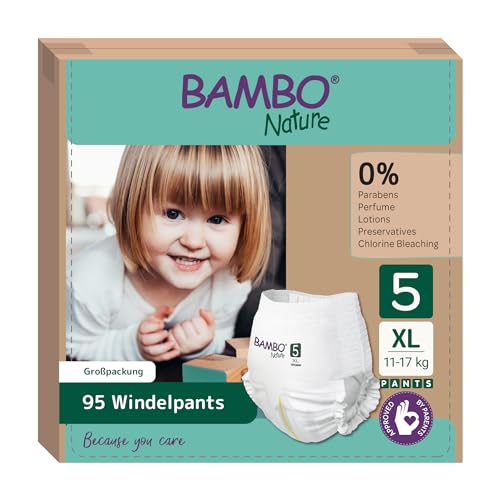 Calças para Cães BAMBO NATURE Pack 5 Unidades ABENA - Roupa interior - 5 unidades, super absorvente, livre de perfumes, parabenos