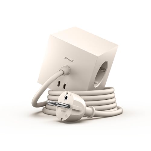 Extensão Elétrica Avolt Cube | Prateado AVOLT - Fios e cabos elétricos - elétrica, prateado