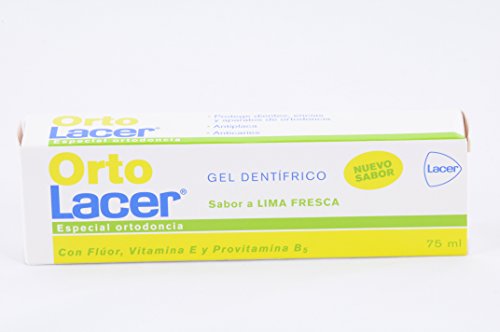 Lacer Orto Gel Dental Lime 75 ml (Recondicionado Como Novo) Lacer - Pasta de dentes - gel dental, limpeza, pH neutro, 75 ml