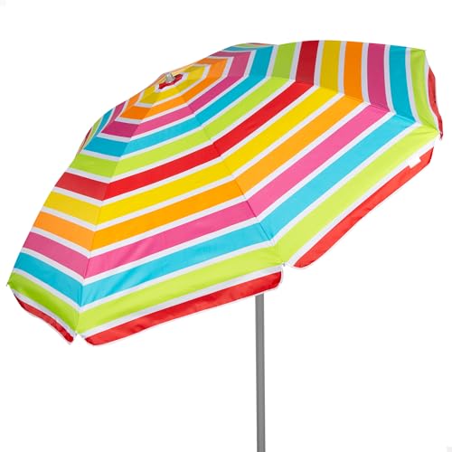 Guarda-Sol AKTIVE Grande (Área recomendada: 350x250 cm) AKTIVE - Móveis de exterior - 350x250 cm, poliéster, multicolor, 8 varas