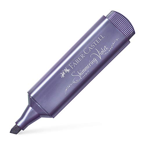 Marcador FABER-CASTELL Texliner 46 Violeta Faber-Castell - Marcadores e marcadores de texto - tinta à base de água, traço metálico, 3 traços, ponta larga