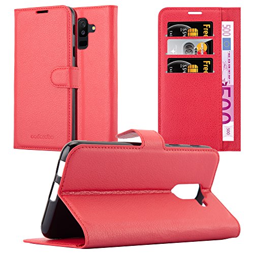 Capa para Samsung Galaxy A6+ PLUS Vermelho CADORABO - Capas para telemóveis - samsung, Galaxy A6+, vermelho