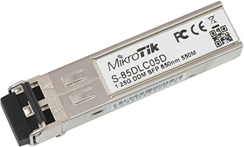 Módulo de Transcetor de Rede MIKROTIK S-85DLC05D MikroTik - Redes - sm, lc, 1250 mbit/s, 20000 m