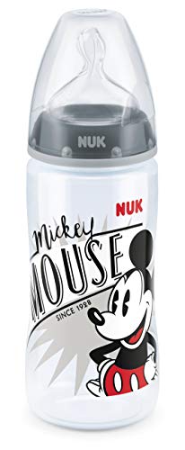 Biberão DISNEY Mickey Mouse (0.3 L - 6 a 18 meses) NUK - Suplementos de alimentação por sonda - 0.3 l, 6-18 meses, 2 orifícios, antirrorte