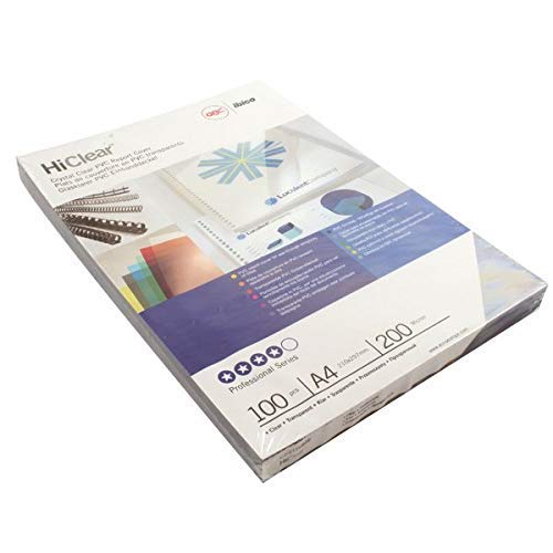 Pack 100 Capas para Encadernação GBC CE011820E GBC - Papel de capa - pack, 100 capas, encadernação, gbc