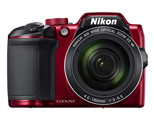 Máquina Fotográfica Compacta NIKON B500 (Vermelho - 16 MP - ISO: 100 a 1600) Nikon - Câmeras - 16 MP, compacta, 40x zoom, full hd, flash incorporado