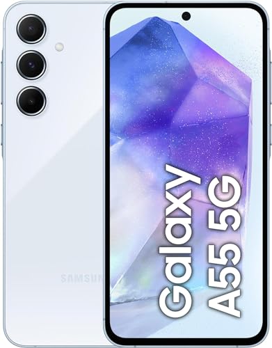 Smartphone SAMSUNG Galaxy A55 5G (6.4'' - 8 GB - 128 GB - Azul) SAMSUNG - Telemóveis - 5g, Android 10, quad core, 128 GB
