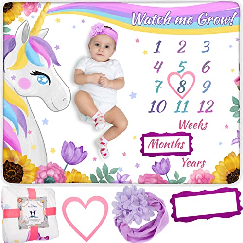 Manta HAPPY CHEALEA Unicórnio (Branco e Rosa) Happy Chlea - Cobertores - unicórnio, branco, rosa, algodão 100%