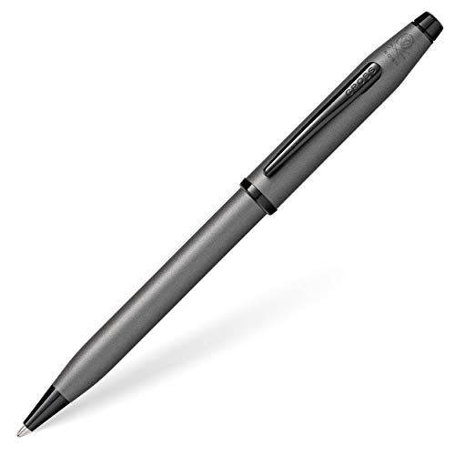 Esferográfica Rollerball Cross Century II Azul Ponta Média Cross - Canetas - design elegante, ponta média, laca cinzenta, tampa de borracha