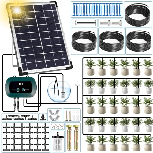 Sistema de Rega Automática com Energia Solar GUHAOOL GUHAOOL - Globos e espetos de rega - sistema, rega, automática, energia solar, guhaool, capacidade máxima