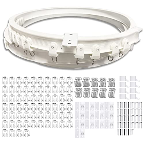 Rolo para Cortinas de Banho Curvado 8M com Rodas Silenciosas Gaahing - Acessórios para tratamento de janelas - curvado, 8m, rodas silenciosas