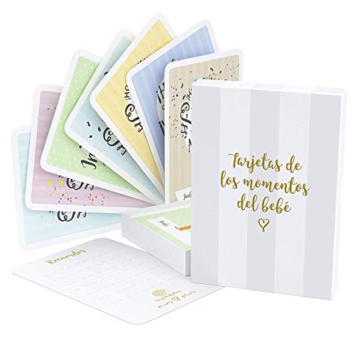 Cartões de Etapas do Bebé e Caixa de Recordações LA BRANDS LTD - Móveis para bebês e crianças pequenas - cartões, etapas do bebé, caixa de recordações