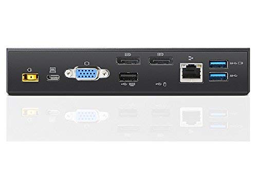 Suporte LENOVO ThinkPad USB-C Docking Station em Preto Lenovo - Estações de acoplamento para laptops - usb-c, ethernet, rj-45, preto