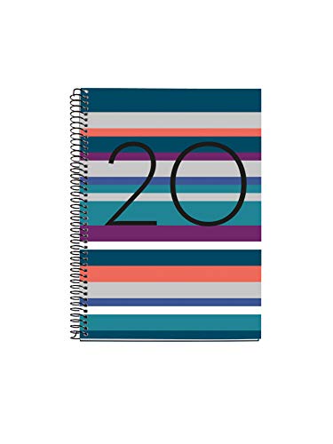 Agenda Semanal 2020 MIQUELRIUS Norway Castanho Miquel Rius - Calendários, organizadores e planejadores - capa rígida, 70g, separadores, planificador