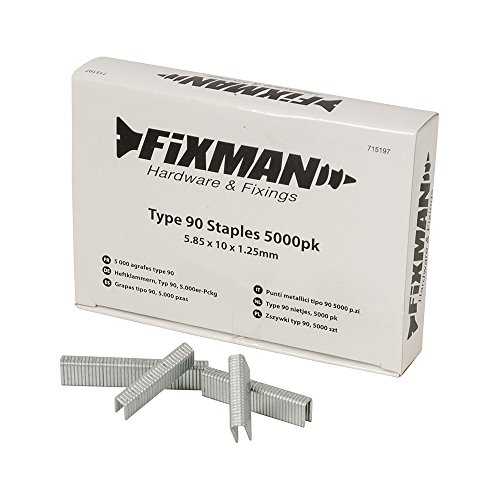 Ponta para Fixação FIXMAN Tipo 90 (5.8x10x1.2 cm) FIXMAN - Grampos industriais - fixação, metal, forma 90 graus, 5,8x10x1,2 cm