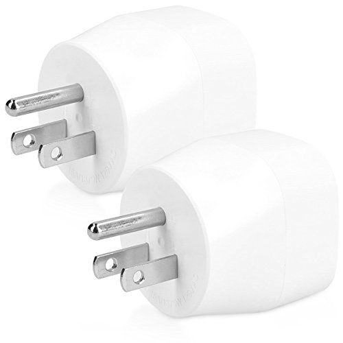 Adaptador KWMOBILE 2X (USA - Branco) Kw-Commerce - Inversores de energia - usa, branco, tipo b, ca