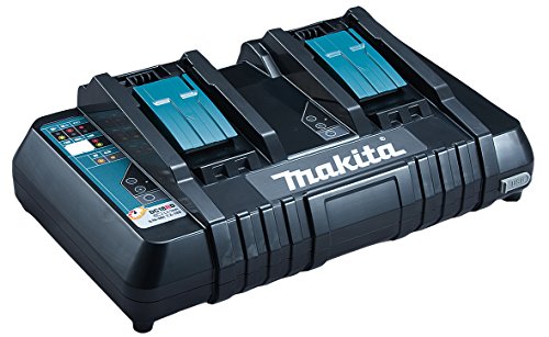 Carregador de Bateria MAKITA DC18RD 1,5 Ah Makita - Carregadores de ferramentas elétricas - 1,5 ah, simultâneo, preto