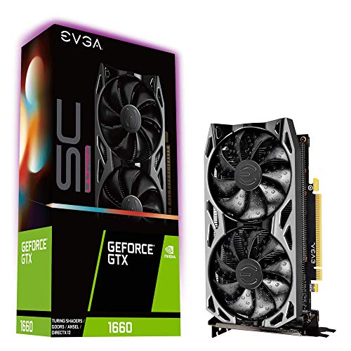 Placa Gráfica EVGA GeForce GTX 1660 (NVIDIA - 6 GB DDR5) EVGA - Placas e adaptadores de vídeo - nvidia, 6 GB DDR5, 16000 mhz, hdmi, dvi-d