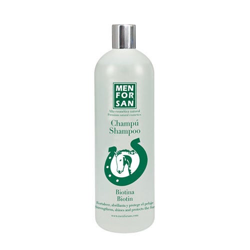 Champô para Cabelo de Cavalo MENFORSAN Biotin (1 L) MENFORSAN - Xampu e condicionador para animais de estimação - biotina, 1 l