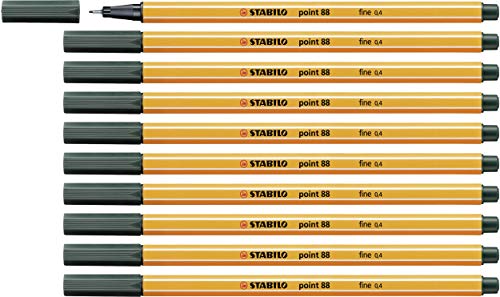 Esferográfica STABILO Point 88 Verde (0.5 mm) Stabilo - Canetas - traço fino, 0,5 mm, desenho, pintura