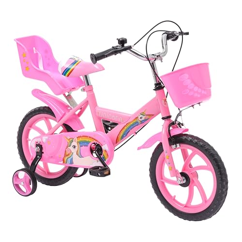 Bicicleta Infantil BARONI TOYS (Azul - 12-14-16 Polegadas) Baroni Toys - Veículos de empurrar e pedalar - rodas estreitas, bloqueio automático, pega ajustável, corpo de metal