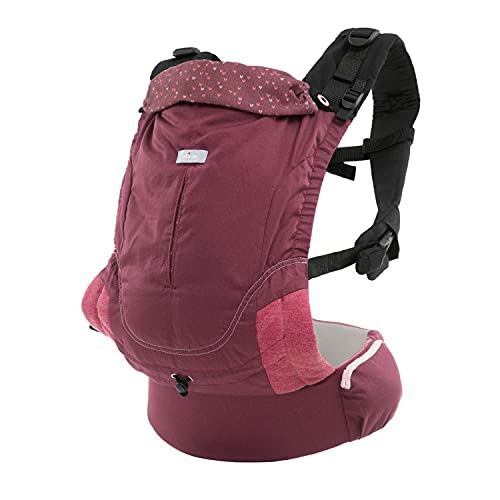 Mochilas CHICCO Myamaki Fit Vermelho (0-12 meses) Chicco - Porta-bebês - 0-12 meses, ajustável, capa de chuva removível, protecção para rosto