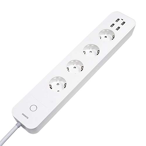 Extensão Elétrica MARMITEK Power LI (4 Tomadas) Marmitek - Fios e cabos elétricos - 4 tomas, interruptor, cor branca
