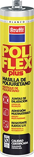 Adesivo KRAFFT Poliuretano 300 (Branco) KRAFFT - Cola e adesivos de hardware - poliuretano, juntas de construção, exterior