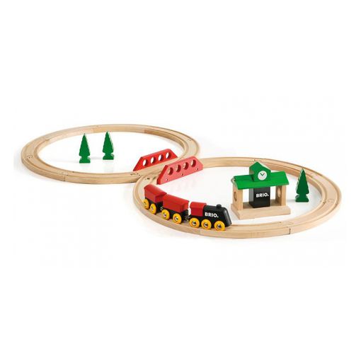 Jogo Didático BRIO 33028 (Idade Mínima: 3) BRIO - Brinquedos - comboio, ponte móvel, túnel, estação de comboios
