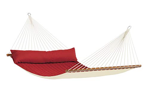 Rede de Cama LA SIESTA Kingsize (Vermelho - 200 x 220 cm) LA SIESTA - Móveis de exterior - kingsize, 200 x 220 cm, fácil de limpar