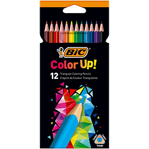 Lápis de Cor BIC 4-Colour Twist Colouring Pencil Set BIC - Lápis - 4 cores, traço resistente, corpo triangular, 3,2mm