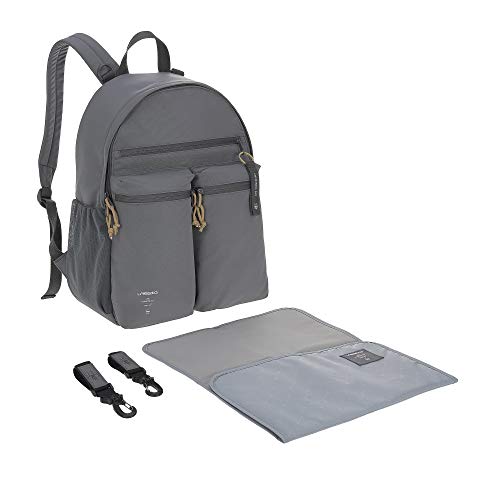 Mochila LAESSIG (Cinzento - Poliéster - 33 x 26 x 13 cm) Lässig - Mochilas - poliéster, 33x26x13 cm, cinzento