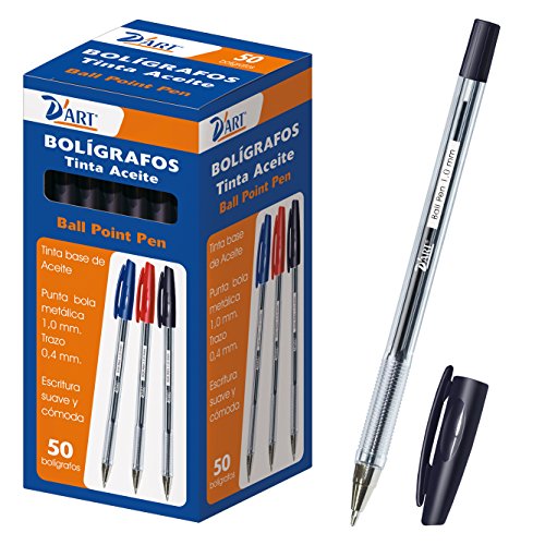 Caixa para Marcadores D'ART 79411 (Preto) DOHE - Canetas - tinta oleo, capa transparente, traço fino