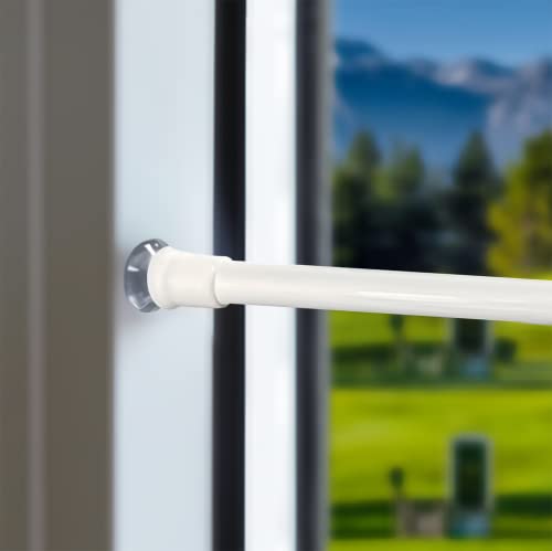 Suporte para Cortinas 2 Barras sem Taladrar e Ventos Venwemong - Varões para cortinas e draperies - sem talhadura, vento, 2 barras