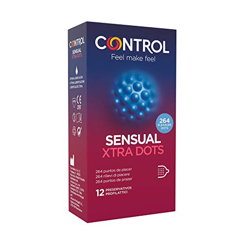 Preservativos SENSUAL XTRA DOTS CONTROL 12 uds CONTROL - Cuidados pessoais - control, 12 uds, compatível, conforto