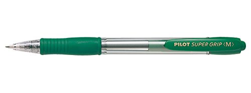 Esferográfica de Tinta Permanente PILOT Boligrafo Verde 1mm Pilot - Canetas - tinta permanente, 1mm, ponta ergonómica