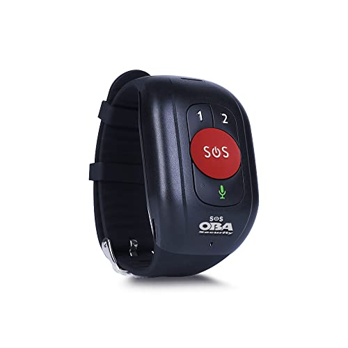 Smartwatch S.O.S. Senior SOS4GPRWIPHT Preto OBA - Dispositivos de rastreamento gps - smartwatch, preto, bluetooth, recarregável